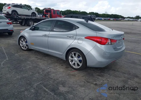 2012 Hyundai Elantra Limited из США, поврежденный, VIN 5NPDH4AE0CH100361